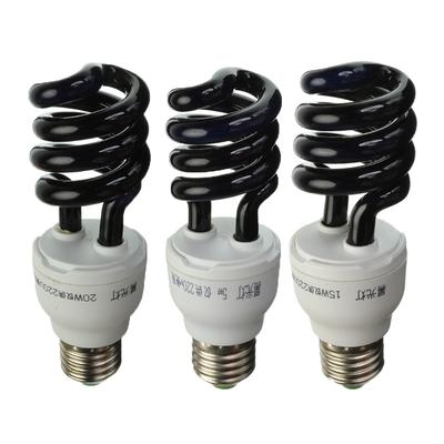 Hot Sales 100V/220V E27 Fluorescent Bulbs 15W/20W/30W Mosquito Killer Energy Saving IP55 Rated Purple Spiral Light Bug Zappers