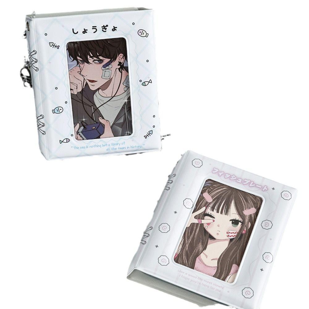 

Милая маленькая книга для хранения карт ПВХ Idol Альбом INS Polaroid Фотоальбом Девушка
