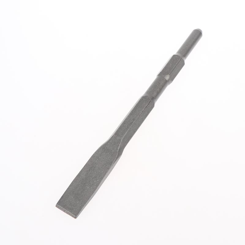 Extended Electric Hammer Slotting Pick Pointe Flat Chisel High Hardness for Concrete Wall Grooving Construction Projects
