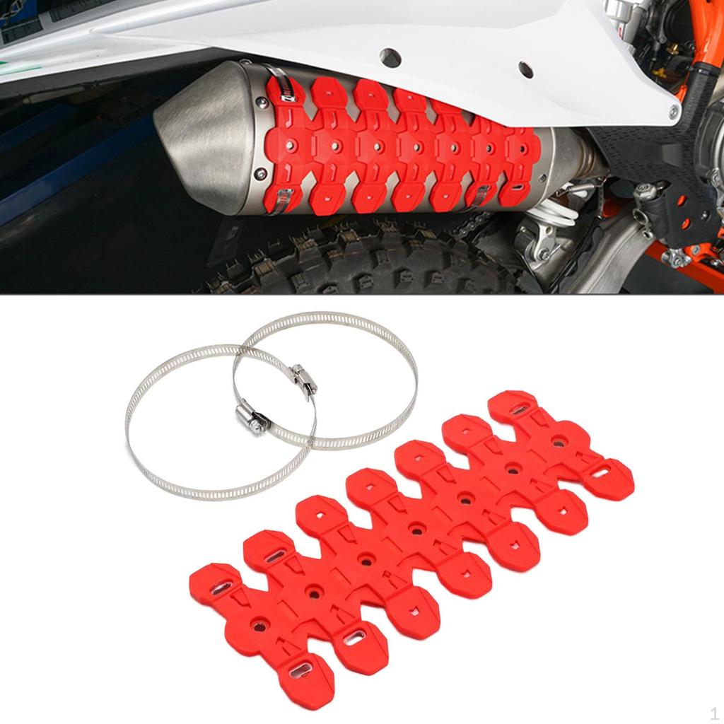 Exhaust , Guard, for Motorbike Durable Replacement 1 Set