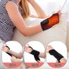 Roter Therapie-Licht-Handgelenk-Gürtel 36 LEDs - 3-Temperatur-Wärme & Vibrationsmassage für Schmerz Schmerzlinderung - 660/850nm Stützbandage