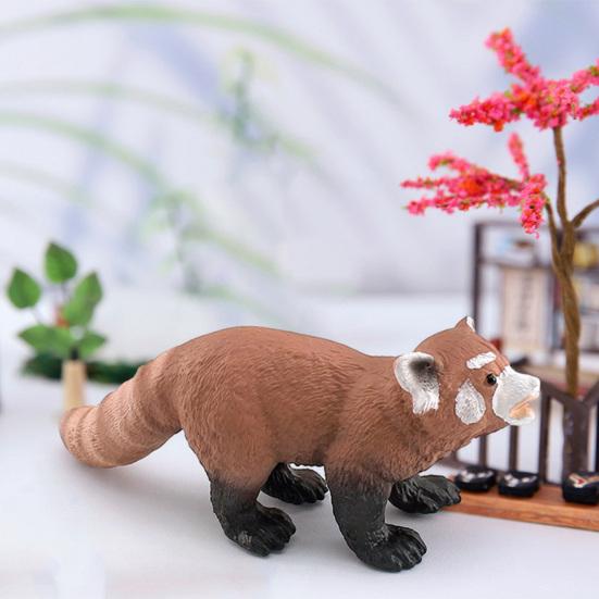 Realistische Tierfigur Leopardkatze Roter Panda Maus Schnabeltier Frettchen Egernia