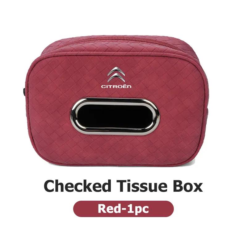 Car Tissue Box Center Console Armrest Backseat With Fix Strap For Citroen Grand Berlingo Jumper Celysee Xsara Picasso Aircross aik256