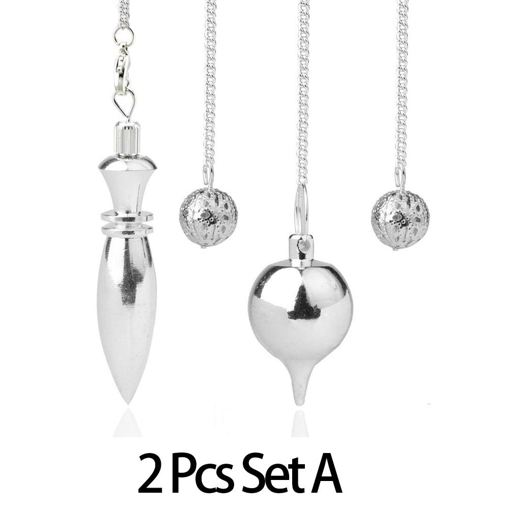 Long and Short European and American Style Detachable Bullet Head Metal Pendulum Simple Pendant