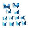 12Pcs PVC Butterfly 3D Mirror Removable Wall Sticker Decal DIY Art Home Decor