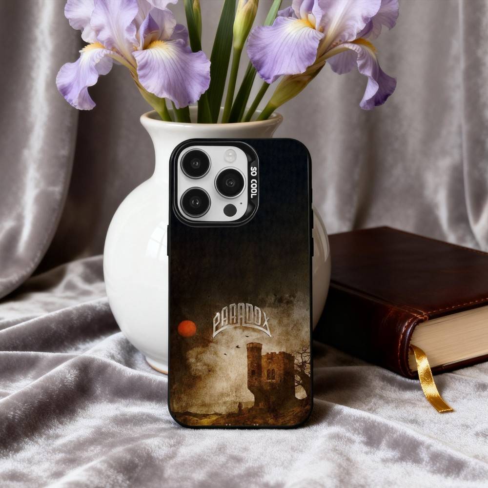 Punk T-The P-Paradox Band Phone Case For iPhone17,16,15,14,13,12,11 Plus,Pro Max Black Candy Silver Phone Case