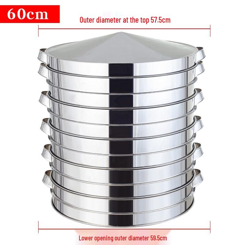 Large 5-Tier Stainless Steel Steamer Basket Set