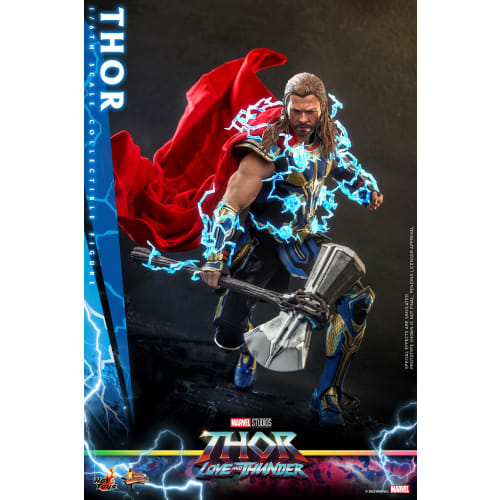 Movie Masterpiece Thor: Love and Thunder 1/6 Scale Figure, Blue, Approximately 32cm Tall