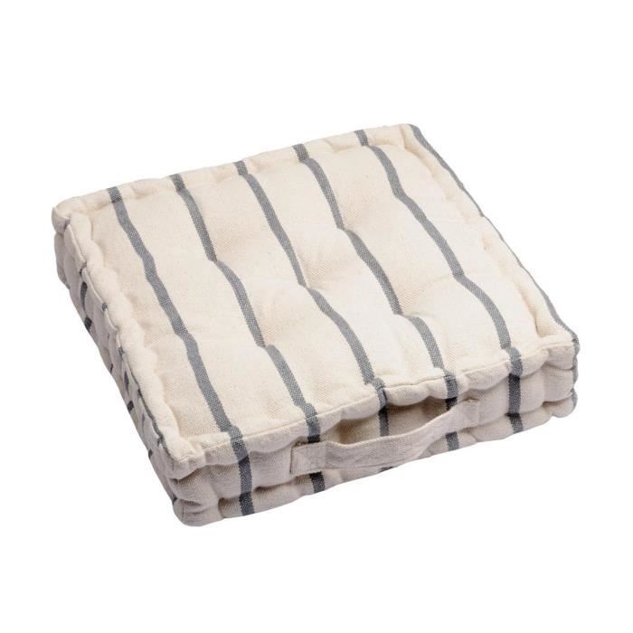 Coussin de sol 45 x 45 cm St Trop anthracite