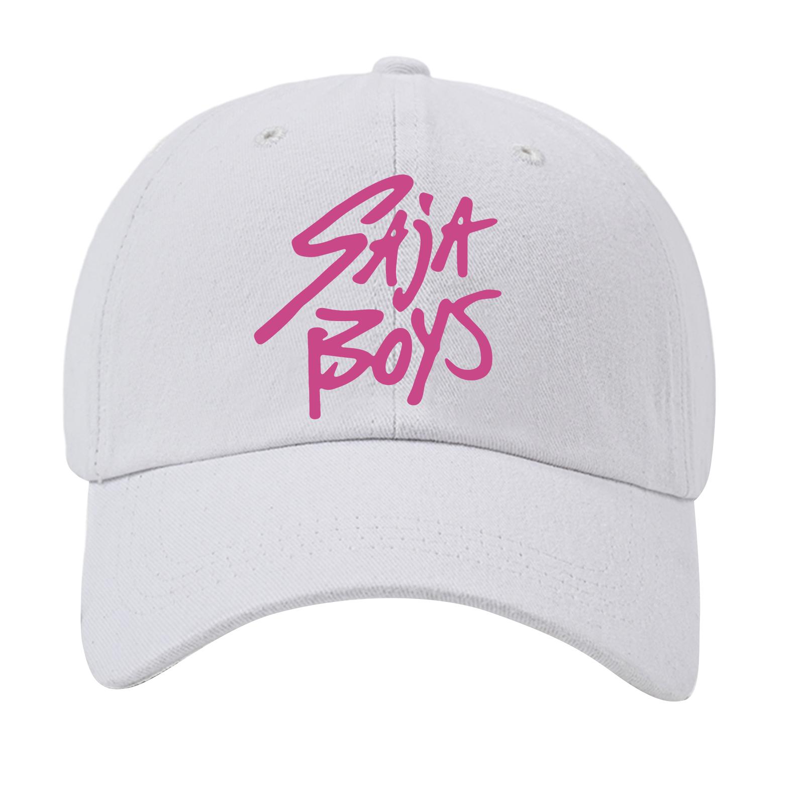 

Бейсболка из стираного хлопка с принтом, состаренная, мягкий верх, джинсовая шляпа для мужчин, европейская и американская ретро-шляпа One Size белый