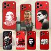 Stalin Marx Lenin Great Men Case For iPhone 15,16,12,14,17,13,11,Plus,Pro Max,8,7,XR,SE,XS,X,Mini,Soft Silicone Black
