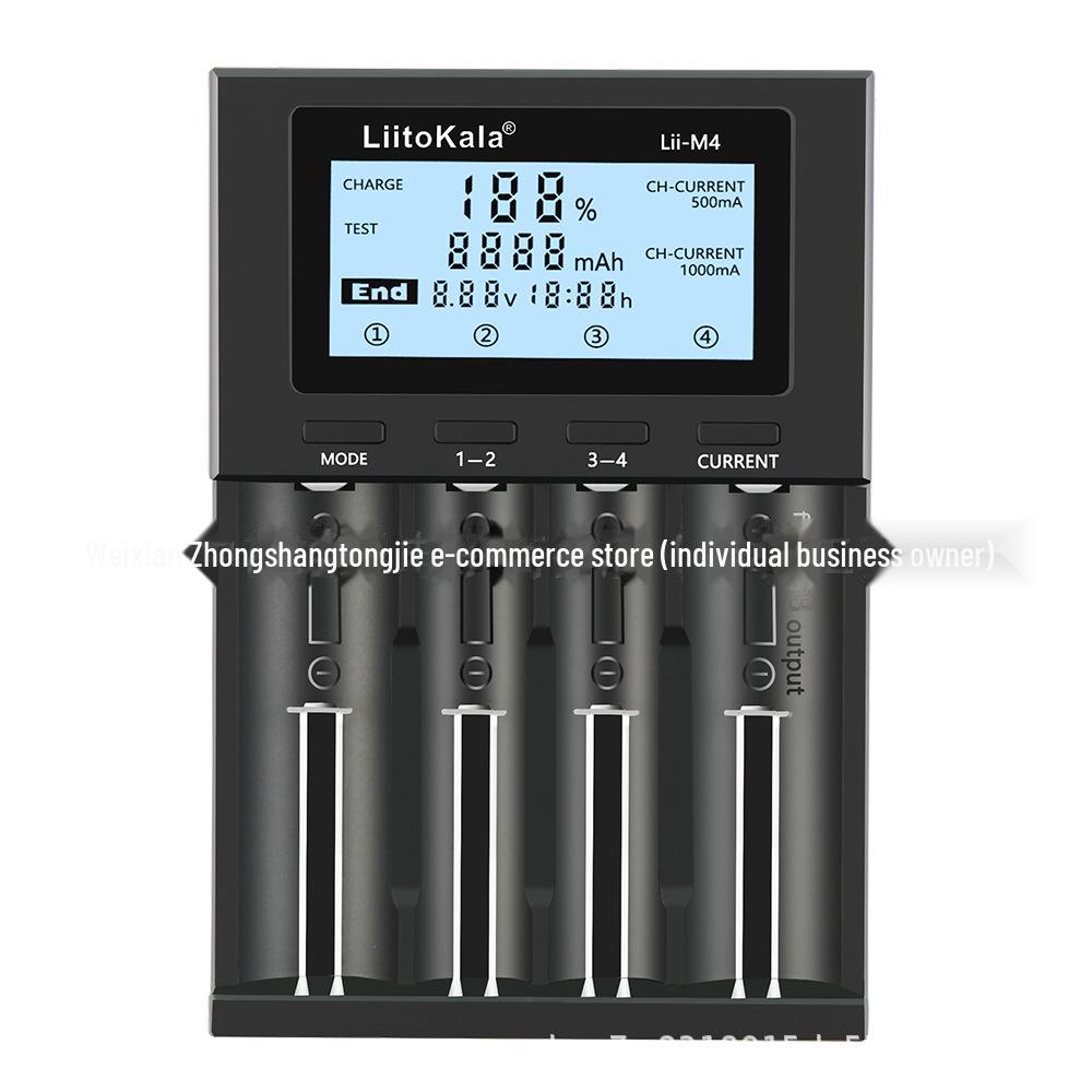 LiitoKala Lii-M4 18650 Battery Charger & Capacity Tester