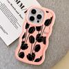 Case for iPhone 12 14 13 11 16 Pro Max 15 Plus 17 Air XR 8 Soft Phone Cover Plant Flower