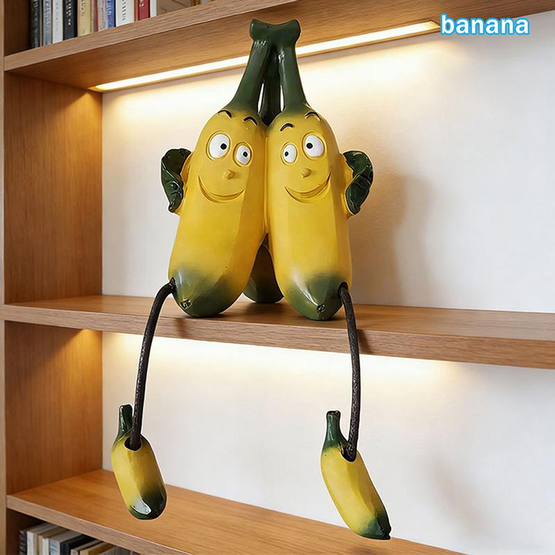 Fun Fruit Sculptures, Featuring Adorable Shapes And Designs Such As Pineapple, Banana, Lemon, And Orange.