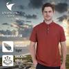 Vepeal Men's Seamless Quick-Dry Ice Silk Polo Short Sleeve VTX-137