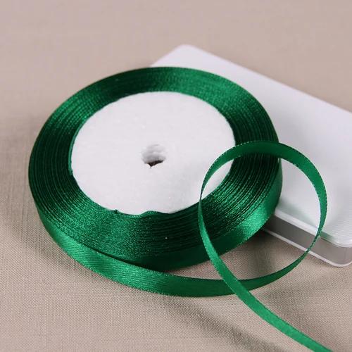10mm Satin Ribbons DIY Wedding Birthday Party Artificial Silk Roses Crafts Supplies Sewing Acces Scrapbooking Material 25Yards