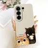 For Tecno Camon 50 4G 2026 Cute Cat Flower Cartoon Phone Case For Tecno Camon50 4G Shockproof Soft Silicone Covers Bumpers