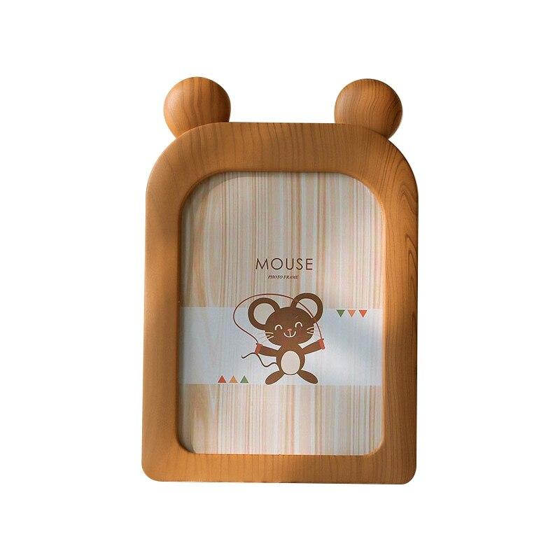 

Фоторамка Мультяшная форма животного с подвесным отверстием Настольная столешница