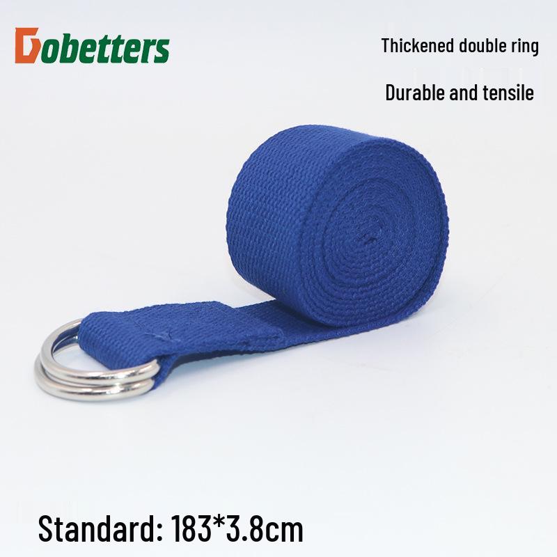 Pure Cotton Yoga Resistance Stretch Strap for Leg Extension and Flexibility Training