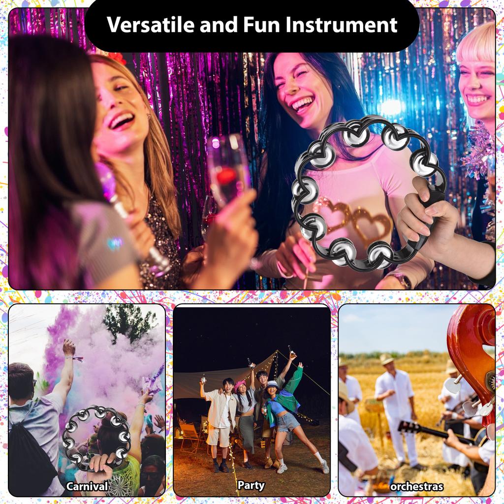 Schellenkranz für Erwachsene Angenehmer Klingelton Handgekurbelte Glocke Läutet Metallglockenton Perkussionsinstrumente Heimschule