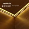 5 Stück/Set Mini-Schnalle COB-Stecker 2/3/4-Pin Lötlose LED-Streifenlicht-Steckverbinder Transparent L-förmig Ecke