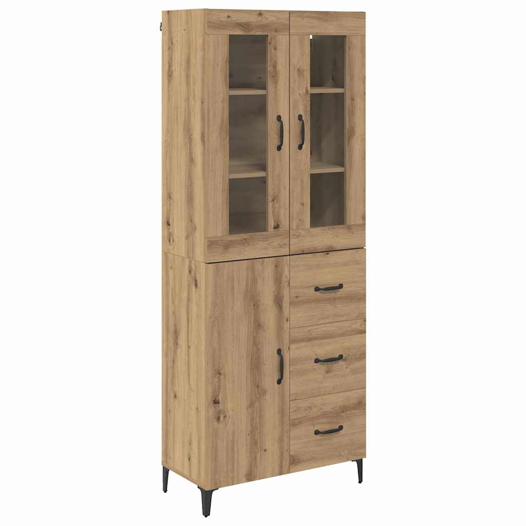 Highboard Artisan Oak 69.5 x 34 x 180 cm Particleboard