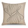 Nordic Black And White Abstract Geometric Printing Pattern Pillowcase Bed Sofa Car Modern Home Decor