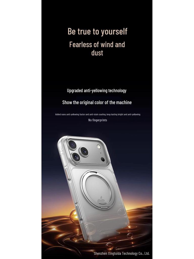 IPhone 17 Pro Max Magnetische matte Hülle mit MagSafe und drehbarem Ständer