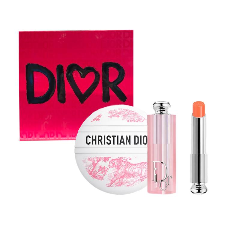 DIOR Accessory Two-piece set: limited edition presbyopic cream 50ml + moisturizing lip balm #004 3.2g белый
