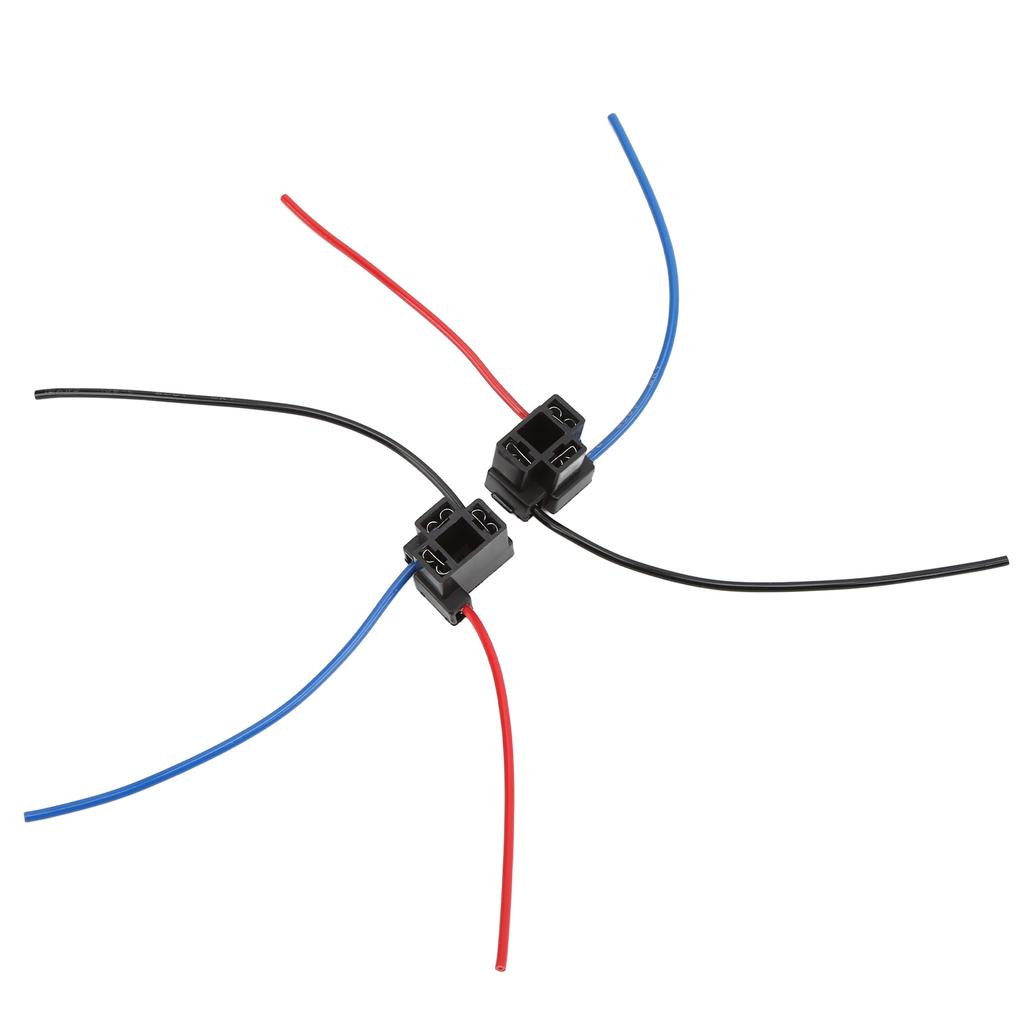 2 Stück Scheinwerferfassungen H4 4 Schwarz Scheinwerferkabelbaum mit Kabel für Industrieanlagen