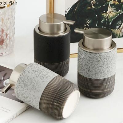 Ceramic Soap Bottle Lotion Bottle Soap Dispenser Hand Sanitizer Bottles Shampoo Aerator Shower Gel Bottles Soap Containers