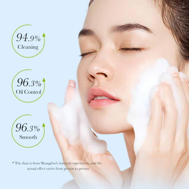 Facial Cleanser 150g SADOER Green Tea Cleansing Peach Moisturizing Cleanser