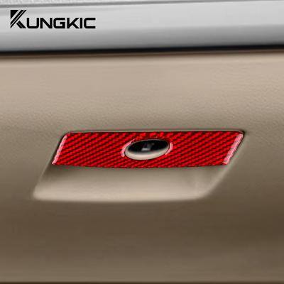 Real Soft Carbon Fiber Sticker For Subaru Legacy Outback 2015 2016 2017 2018 2019 LHD RHD Car Copilot Storage Box Accessories