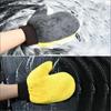 Soft Double-Sided Fleece Microfiber Car Washing Gloves Chenille Drying Cloth Thickened Cleaning Glove For Car Body Window Tire