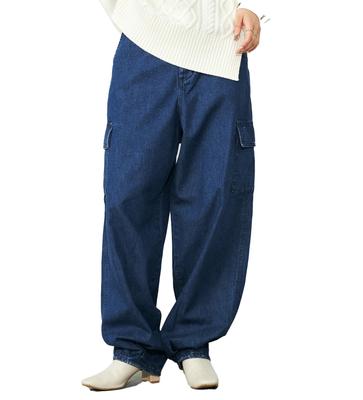 Lee Wide Cargo Size Used Women's Pants, M,