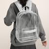 Schoolbag Backpack Transparent Anti-splashing Pvc Backpack Male and Female Students Go To School Large Capacity Outdoor Travel Schoolbag