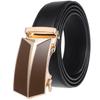 Men'S Belt, Automatic Buckle Cowhide Belt Casual Business Ly36-1314-1