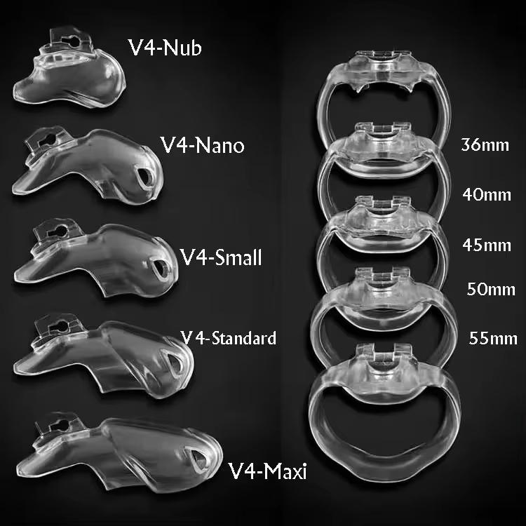 Male Chastity Lock Penile Bondage Couple Sex Products Resin Chastity Device