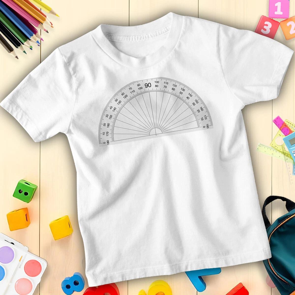 World Book Day Boys and Girls Protractor Design Ideas T-Shirt Tee for Kids #ND 160