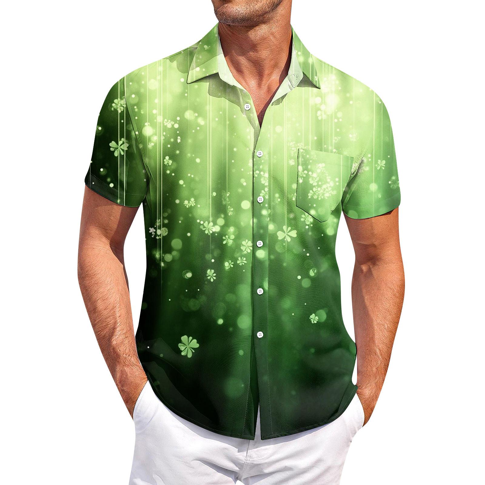 

Мужские винтажные рубашки для боулинга на пуговицах с коротким рукавом, летняя пляжная рубашка XXXL