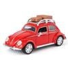 Travel Version 1/32 Beetle Alloy Classic Car Model Diecasts Metal Retro Vehicles Car Model Simulation Sound Light Kids Toys Gift