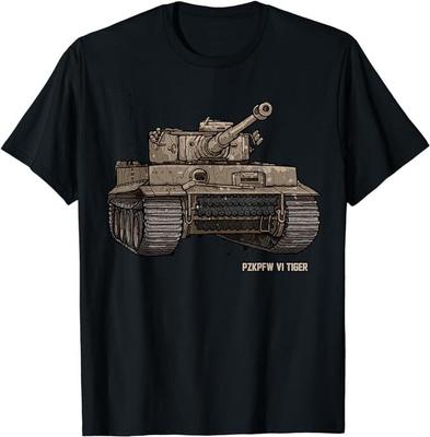 NEW LIMITED Tiger Tank VI WWII Army Historic Funny Gift T-Shirt Unisex T-Shirt