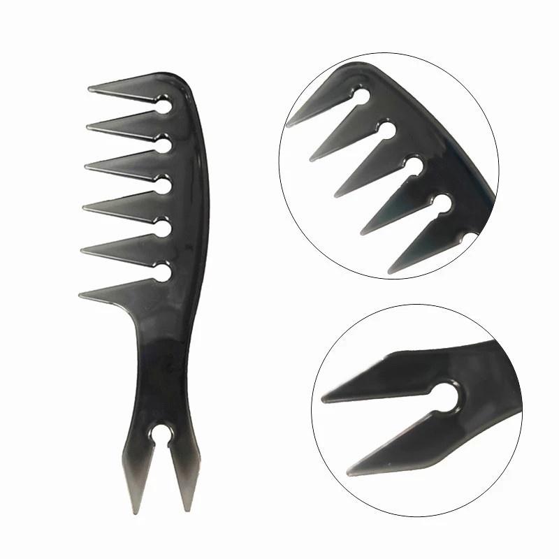 2PCS Men's Oil Head Comb Back Wide Tooth Comb Hair Styling Styling Comb Fluffy Comb High Texture Comb Productos De Barberia