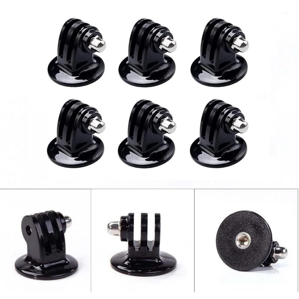 6PCS Tripod Holder Case Mount Adapter GoPro Accessories for Go Pro Hero 12 11 10 9 Black 8 7 6 5 4 MAX Session SJCAM Yi EKEN