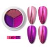 Aurora Triple-Color Nail Mirror Powder Set