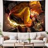 Tapeçaria Legal Quente Anime Demon Slayer Popular Decoração de Quarto Tapeçaria de Parede Sala de Arte Decoração de Casa Arte de Parede Decoração