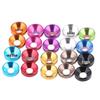Multi-color Aluminum Alloy Countersunk Flat Head Screws with Wear-Resistant Washers: M2-M10 Sizes