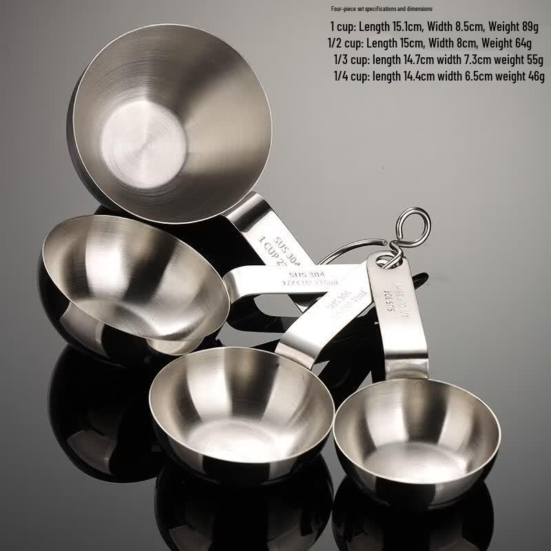 Qianxing 304 Stainless Steel Baking Measuring Cup Set
