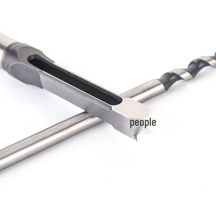 Woodworking Square Hole Mortise Drill Bit and Chisel Tool