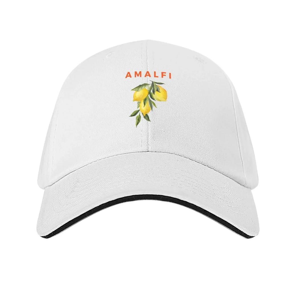 Amalfi Lemon Italian Design Baseball Cap Sunhat Fishing cap Vintage dad hat Designer Man Womens